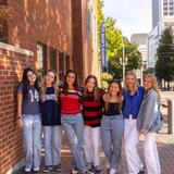 St. Mary 's Academy Photo - St. Mary's Academy students outside our main entrance on 5th Avenue in Portland, OR.