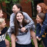 Saint Ursula Academy Photo #3 - Sisterhood is authentic with students of all grade levels supporting one another in and out of the classroom.
