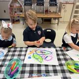 Metro Christian Academy Photo #10 - Early Childhood students celebrated International Dot Day! After reading The Dot by Peter H. Reynolds, these young artists explored what happens when they simply make a mark. They learned a little dot can make a BIG difference!