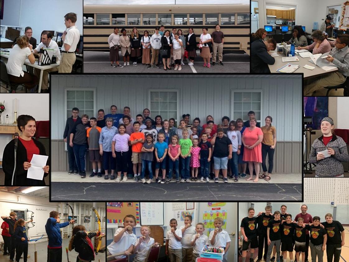 Lighthouse Christian Academy Photo #1 - We are blessed to have a great group of students who interact with each other well. We have opportunities throughout the year to develop archery skills, compete with the basketball team, or learn public speaking among other things.