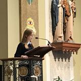 Mother Of Mercy Academy Photo #3 - Students participate in the weekly Mass through proclaiming the word, altar serving, and ushering.