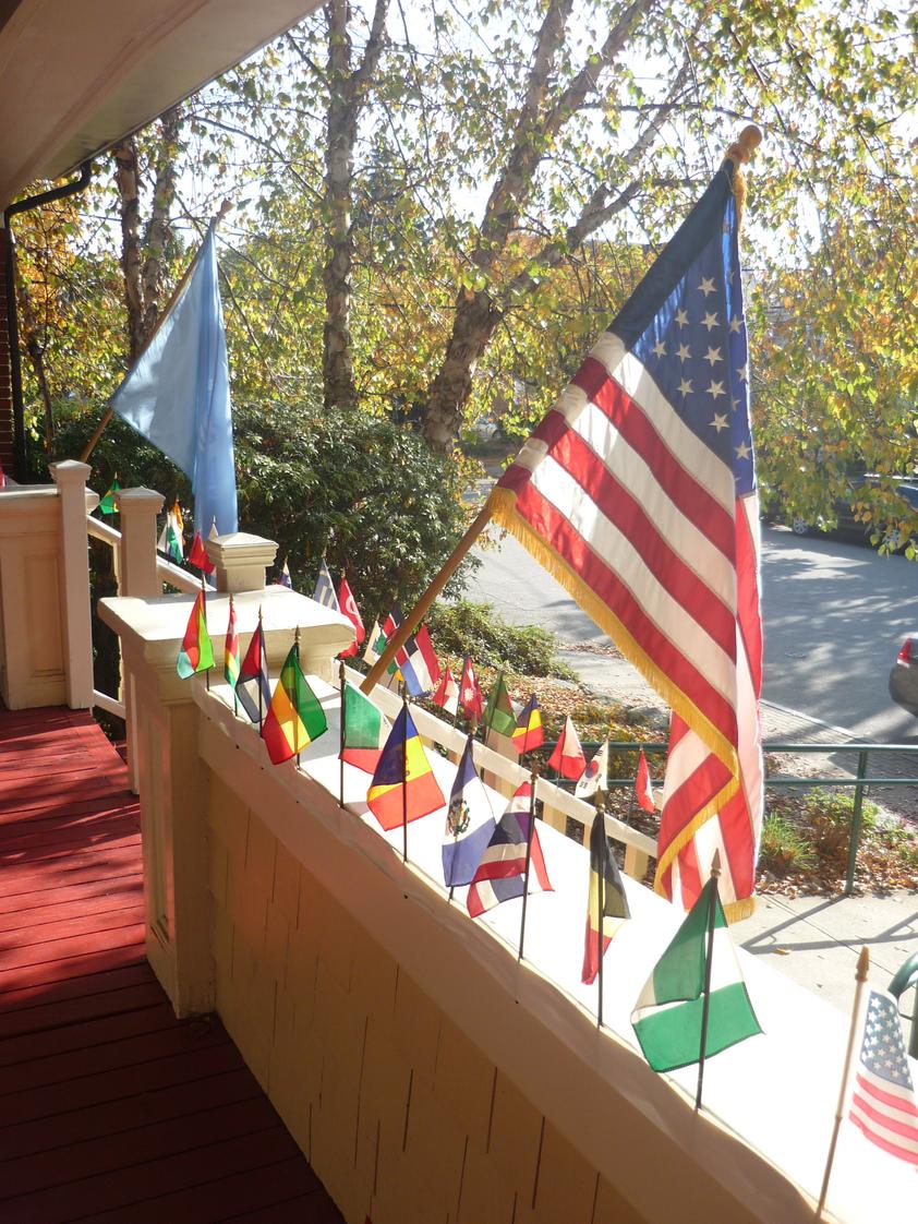 Montessori Children's House Photo - Each fall we conduct our largest school wide celebration honoring United Nation's Day.