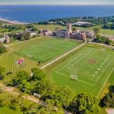 St. George's School Photo - An aerial view of the St. George's School campus looking toward Second Beach.
