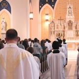 Bishop England High School Photo #1 - Mass at St. Clare of Assisi Church next to our school