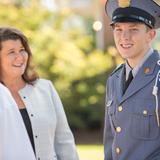 Camden Military Academy Photo #3 - Proud mom looks on...