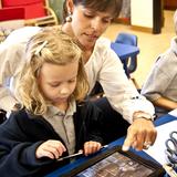 Episcopal School Of Knoxville Photo #3 - Students in Kindergarten get hands on experience with modern technology such as iPads.