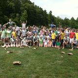 Franklin Classical School Photo #2 - Aftermath of the annual flour war at Kings Mountain Camp