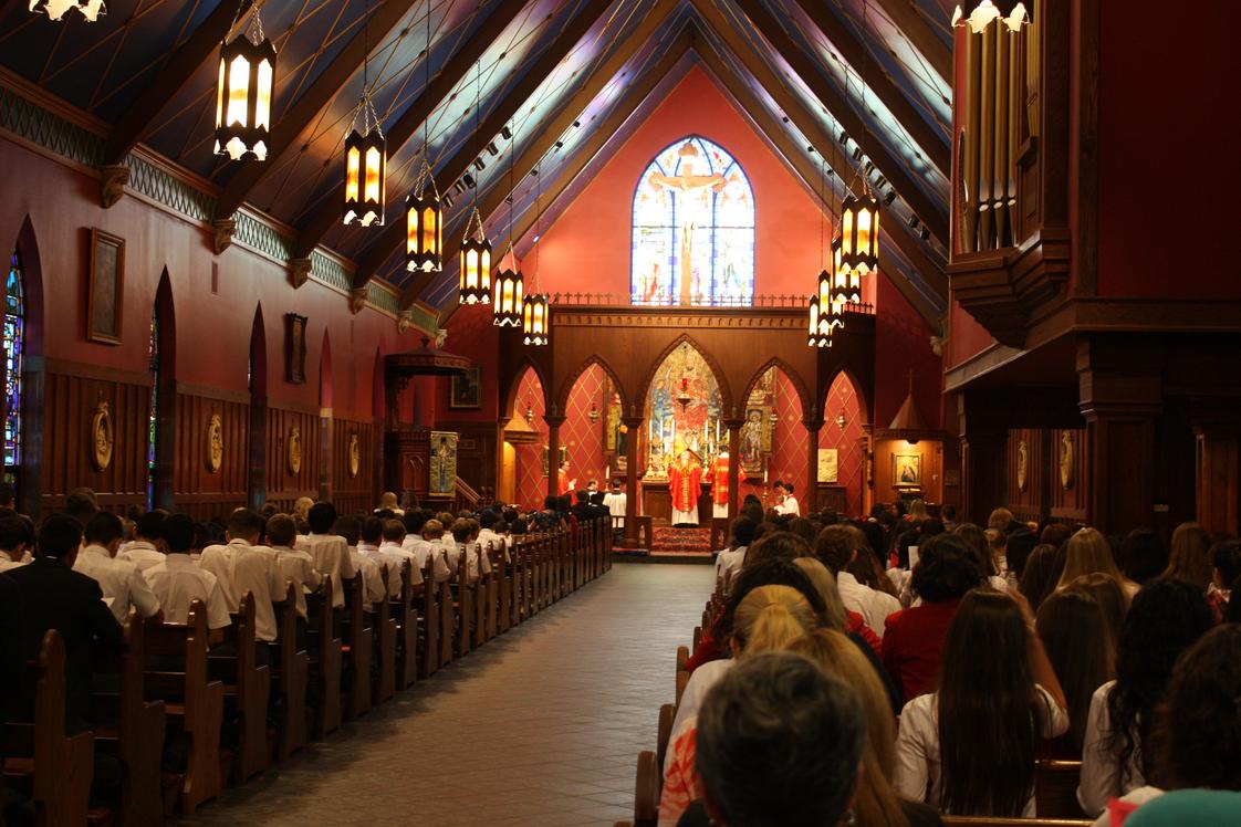 The Atonement Academy Photo #1 - The Holy Mass is a daily part of our day at The Atonement Academy, and approximately 300 students and teachers who worship together as part of their routine.