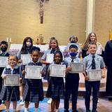 Saint Paul Catholic Classical School Photo #5 - Virtue of the Month Recipients