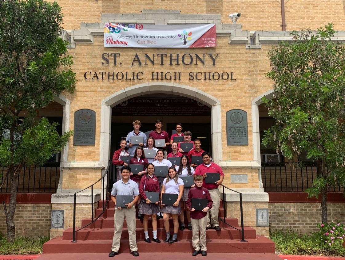 St. Anthony Catholic High School Photo - St. Anthony is the only Catholic High School in San Antonio to partner with Microsoft to launch its Microsoft Innovative Program.