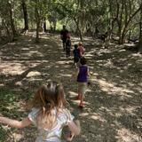 The Circle School Photo #3 - Our students get to experience "Forest School" in Brackenridge Park on a regular basis. From projects to playing, there's always something fun happening at Forest School!