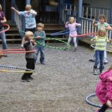 The Riverside School Photo #3 - K-8th graders enjoy hula hooping together during break, lunch, and after school.
