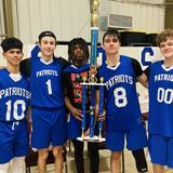 Buford Road Christian Academy Photo #21 - Our Starting Five Basketball Players celebrating their Undefeated Season!!!!!