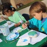 Green Hedges School Photo #8 - Montessori friends have Art outside.
