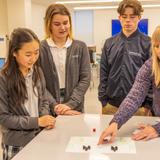 Immanuel Christian School Photo #13 - Our dedication, professional faculty comes alongside students where they are to inspire lifelong learning. In kindergarten, student to teacher ratios are 8:1. In high school, the ratio is 14:1