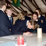 Wakefield County Day School Photo #3 - All students in grades four through twelve recite and sign the Honor Code at the beginning of each school year in a special ceremony that signifies the role of the Honor Code in their personal development.