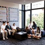 Annie Wright Schools Photo #5 - Upper School Students in a shared lounge space