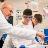 Bellevue Christian School Photo - Students learning Chemistry from Dr. Alsbury