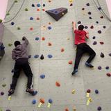Billings Middle School Photo #14 - At Billings, wall climbing builds confidence, resilience, teamwork, and a willingness to take on new challenges.