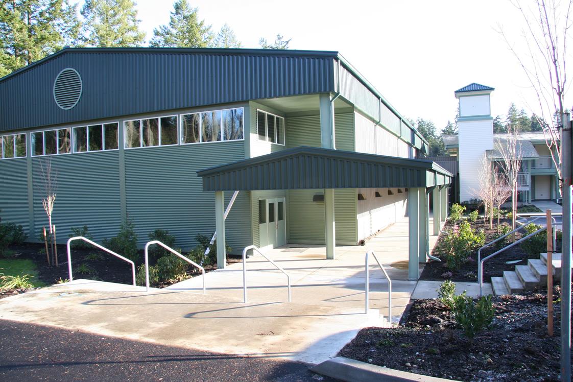 Northwest Christian Academy Photo - Full-size gymnasium.