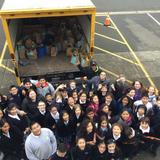 Holy Rosary Bilingual Academy Photo - Food Bank Drive! Helping our community!