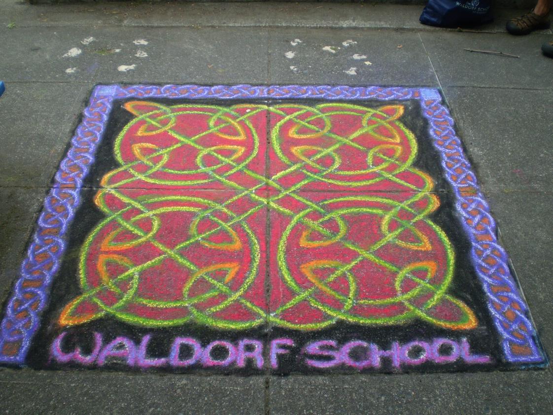 Whatcom Hills Waldorf School Photo - Form drawing strengthens eye-hand coordination and spatial awareness - and is beautiful.