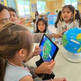 OC Kids Infant & Preschool Photo #10 - Another engaging STEAM Lesson where our TK class combines the use of technology with a geography lesson.
