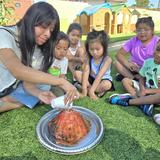 OC Kids Infant & Preschool Photo #22 - Learning all about the Hawaiian Islands, children enjoyed this fun volcano experiment