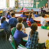 Our Lady Of Mt Carmel School Photo #4 - Kindergarten class at Our Lady of Mount Carmel School, Redwood City.