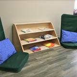 Leport Montessori School Photo #4 - Infant Rooms; Quiet spaces where children can enjoy books and being read to.