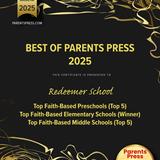 Redeemer School Photo #4 - "Best Of" Award-Winning School 2024 & 2025 (Elementary, Middle & Preschool)