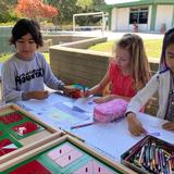 South Coast Montessori School Photo #5 - The outdoor classroom is a favorite spot for students to work