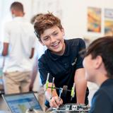 Santa Fe Christian Schools Photo #6 - The Santa Fe Christian Middle School provides a Christ-centered, academically challenging, college preparatory education. The Middle School exists to facilitate a smooth transition between the dependence of the Elementary School years and the independence of the High School years.