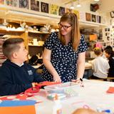 Saint Andrew's Episcopal School Photo #7 - Students are offered art all year round from Pre-K to 8th grade. Our students are inspired by their teachers to think outside the box and explore new artistic expressions.