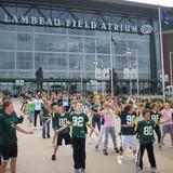 St. Mark Lutheran School Photo - Not every school gets to do this! St. Mark is only 2 blocks from Lambeau Field, and we walked there to celebrate NFL Play 60. Fitness and exercise are important to us at St. Mark.