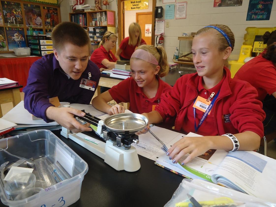 St. Thomas More School Photo #1 - Activities that engage students in learning are a hallmark of education at STM, recognized by The Ohio Academy of Science for excellence in science education.