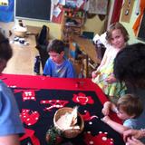 Shining Star Waldorf School Photo #4 - Working on our potlatch gift for the Annual grade 4 Silver Falls Potlatch Camp.