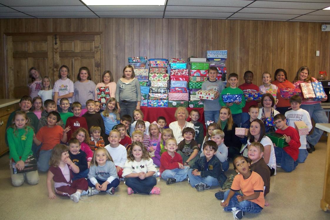 Marshall Christian School Photo #1 - MCA collected over 145 shoeboxes for Operation Christmas Child. These shoeboxes were sent to children all over the world at Christmas.
