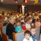 Christian Center Elementary School Photo - Over 500 people attended the annual Grandparents' Day celebration in October 2007.