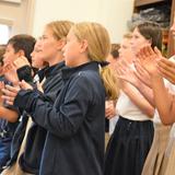 Sandhills Classical Christian School Photo #6 - Music class.