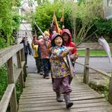 Green Meadow Waldorf School Photo #9 - In our early childhood program, a working dairy farm, meadows and fields, forest, gardens, pond, and woodland streams, all right outside the doors of our classrooms, provide the richest possible learning environments for young children.