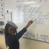 Covenant Christian School Photo #3 - Learning the art of cursive writing!