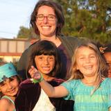 Crestmont School Photo #8 - First grade teacher Monica Schuster on the Crestmont playground with some of her students.