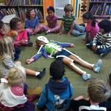 Crestmont School Photo #2 - Kindergarteners learning about the skeletal system.