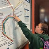 The Springstone School Photo #9 - Navigating the Bay Area through travel training are a big piece of our ACCESS program.