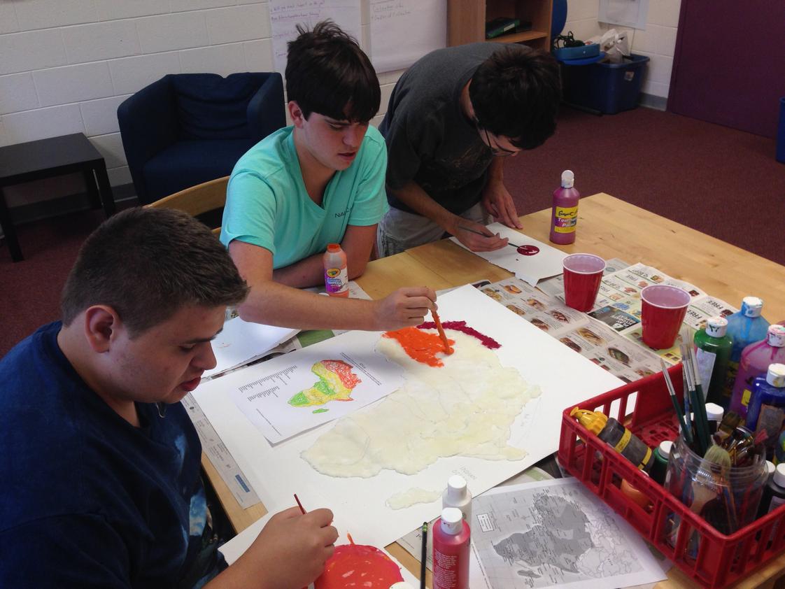Threshold Community Program (formerly The Community School) Photo #1 - Geography-Learning about the Biomes of Africa