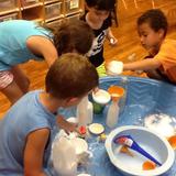 The Children's School of Oak Park Photo - KINDERGARTEN: Our play-based environment, with its carefully-planned daily routines and wide variety of learning experiences, allows Kindergarten children the space and time to work on social-emotional developmental tasks. Academic learning takes place in a non-pressured way within the context of this caring, nurturing community of learners.