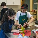 French American School of Princeton Photo - Our middle school interdisciplinary program includes a hands-on program in international cuisine.