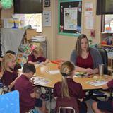 Faith Lutheran Academy Photo #4 - 1st grade in a small reading group.