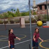 Faith Lutheran Academy Photo #6 - An intense game of tetherball.